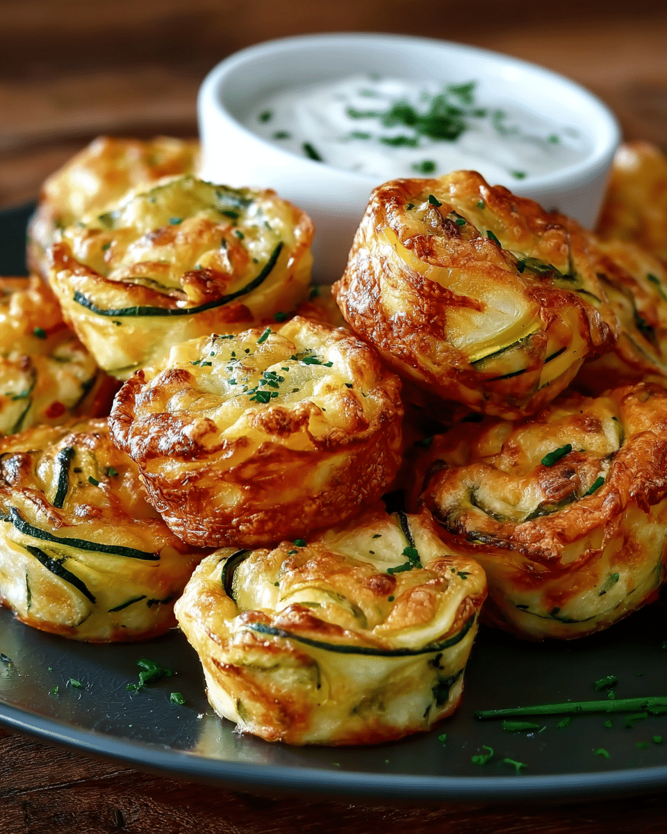 Cheesy Zucchini Muffins