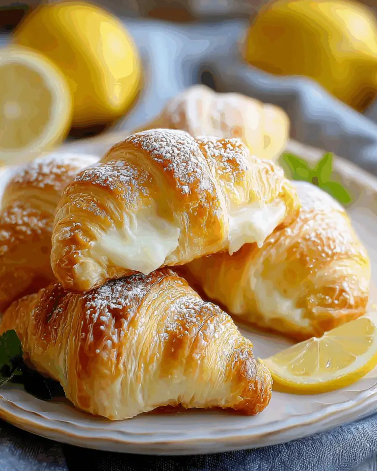 Lemon Cheesecake Crescent Rolls