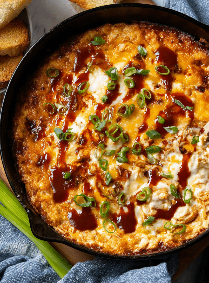 Smokey BBQ Chicken Dip Recipe