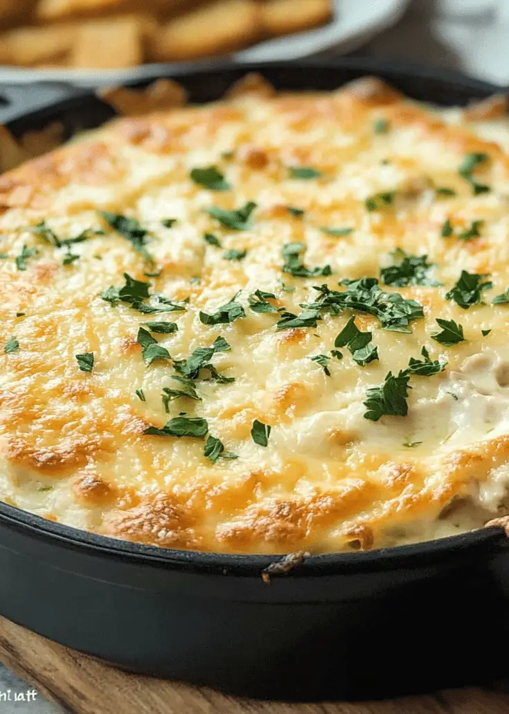 Cheesy Chicken Alfredo Dip