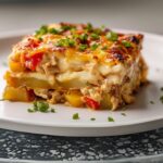Cheesy Chicken, Potato, and Vegetable Bake: A Comforting Family Favorite