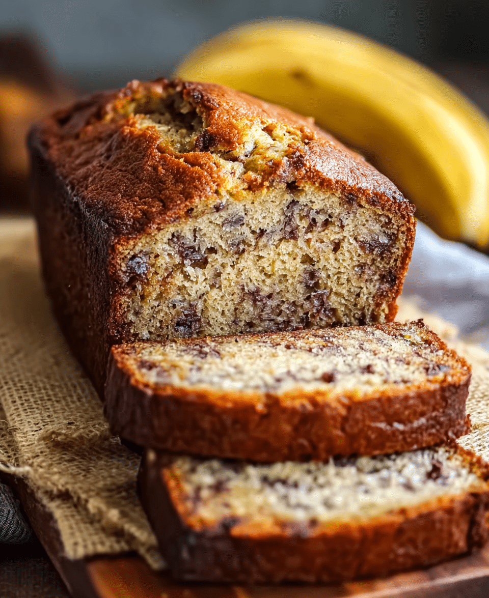 Extra Moist Banana Bread