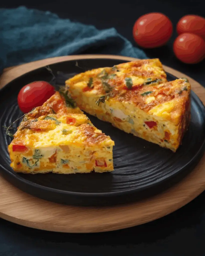 Cheesy Vegetable Egg Bake – A Comforting Family Dish