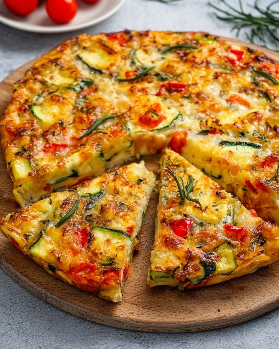 Zucchini and Vegetable Frittata