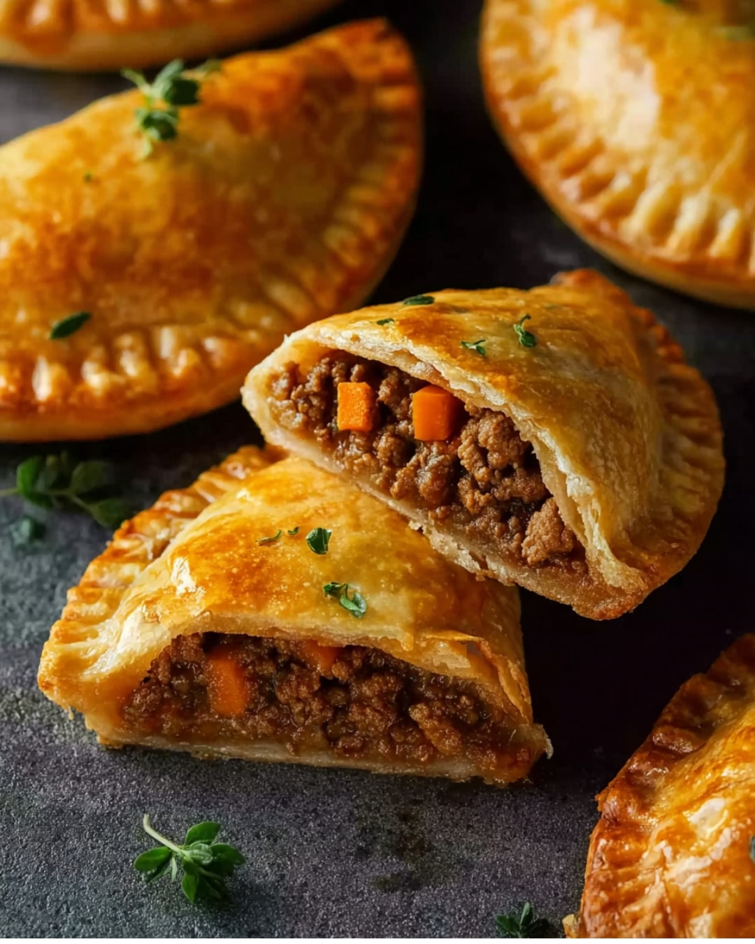 Savory Beef Hand Pies – Golden, Flaky, and Packed with Flavor
