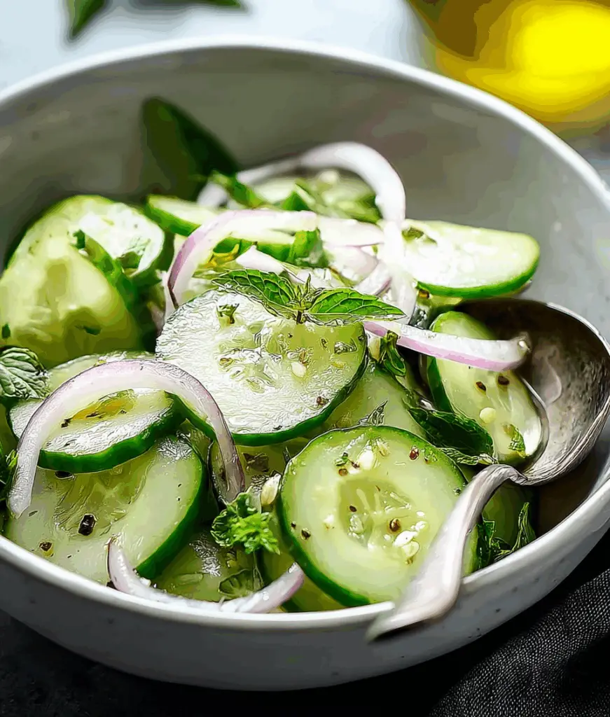Refreshing Cucumber Salad