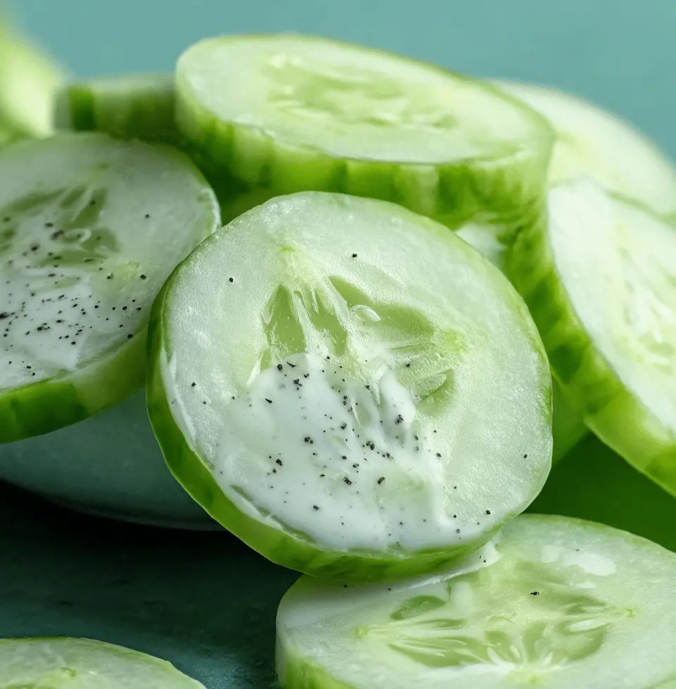 The Best Creamy Cucumbers
