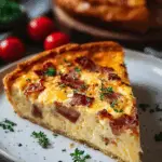 Bacon and Cheese Crustless Quiche
