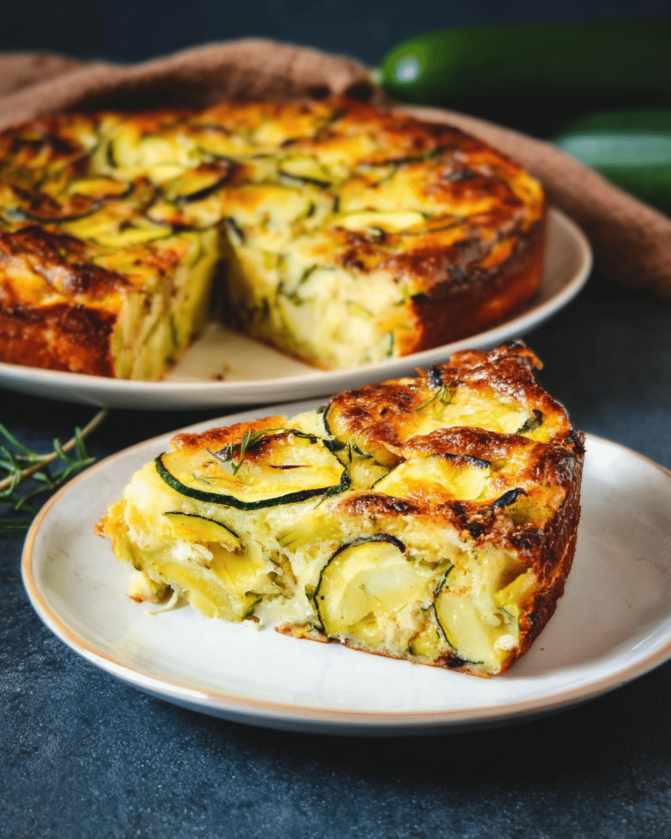 Zucchini and Vegetable Cheese Bake