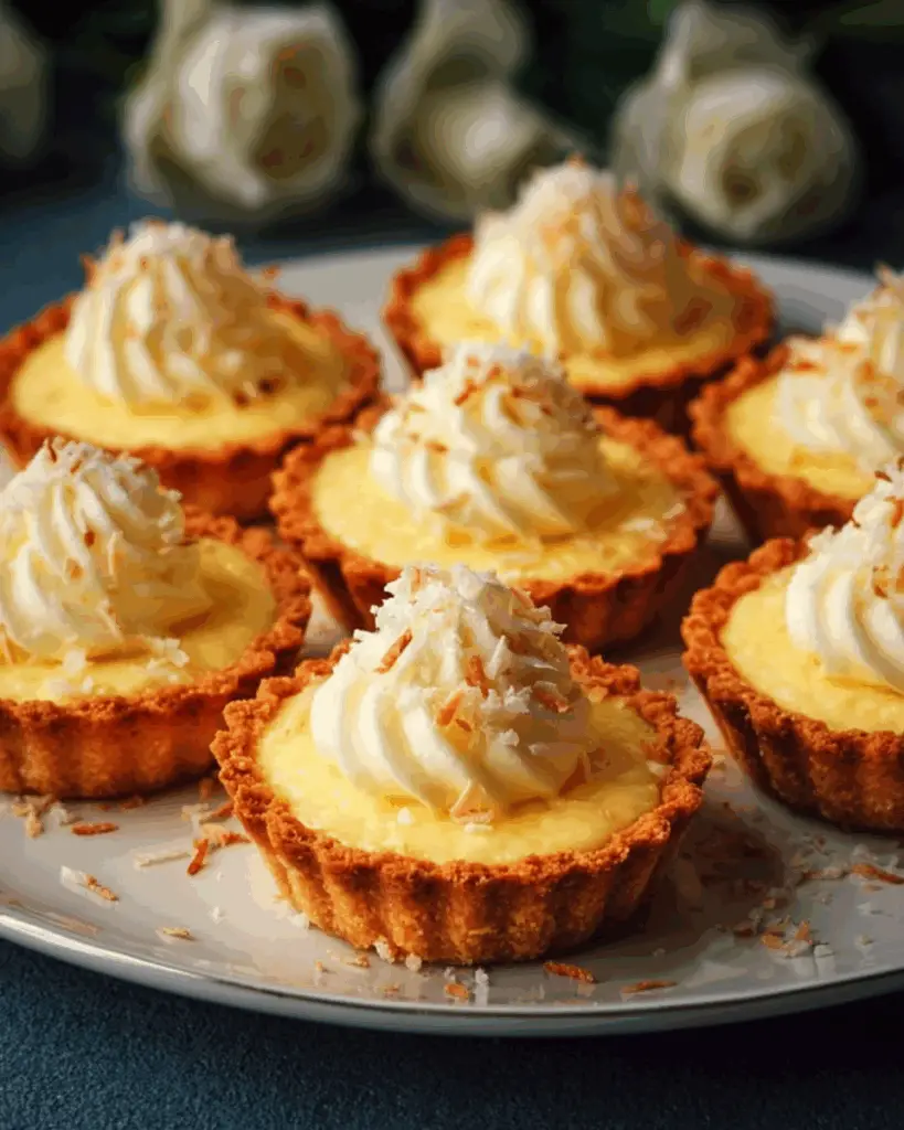 Bite-Size Custard & Coconut Tartlets
