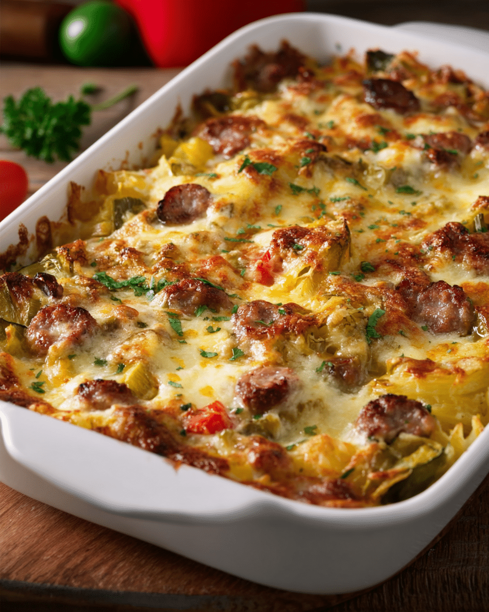 Sausage and Vegetable Casserole