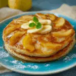 Oatmeal Ricotta Apple-Banana Pancakes