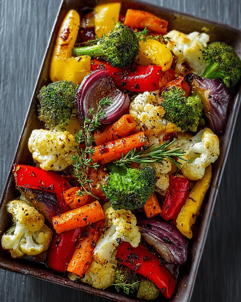 Roasted Vegetable Medley with Balsamic Vinaigrette