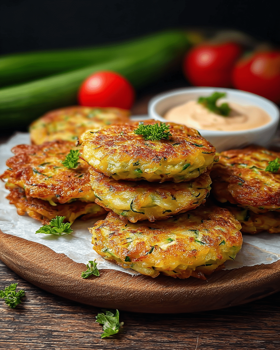 Healthy Zucchini & Potato Patties – Quick Veggie Dish