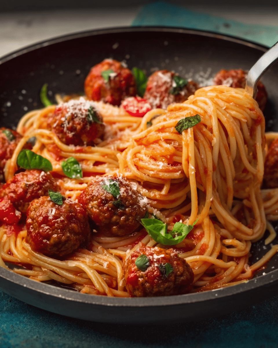 Classic Spaghetti with Meatballs – Easy Italian Dinner