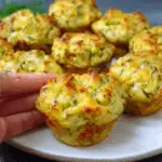 Savory Semolina Muffins with Zucchini & Potato