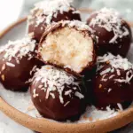 No-Bake Coconut Chocolate Truffles
