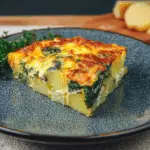 Spanish-Inspired Potato, Spinach, and Cheese Egg Skillet