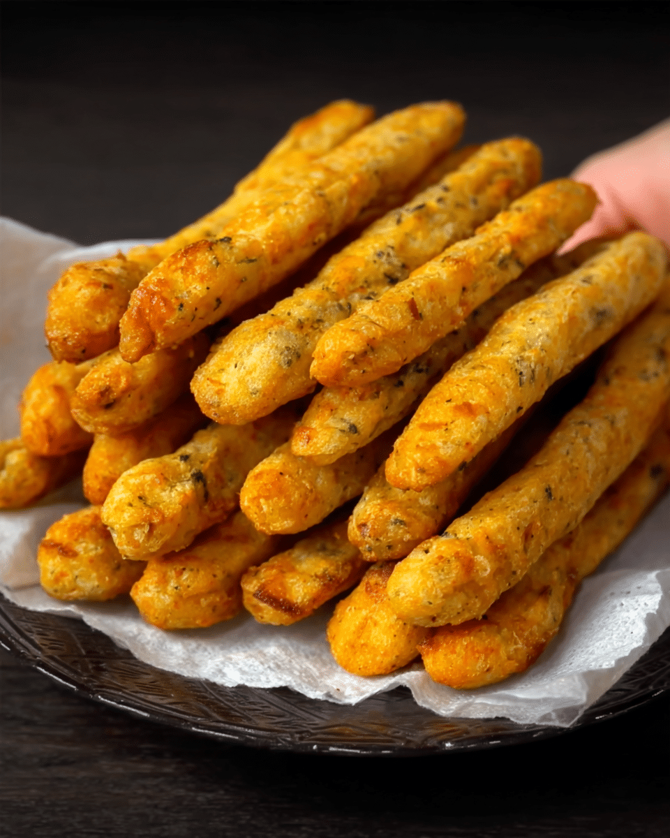 Homemade Cornstarch Cheese Sticks – Crispy & Delicious