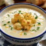 Savory Cauliflower Cheese Soup