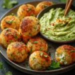 Easy Crispy Rice Balls – Perfect Veggie Snack with Avocado Dip