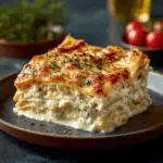 Easy Chicken Lasagna with Creamy White Sauce