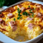 Ham Egg & Cheese Casserole