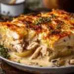 Layered Chicken and Potato Dinner Casserole