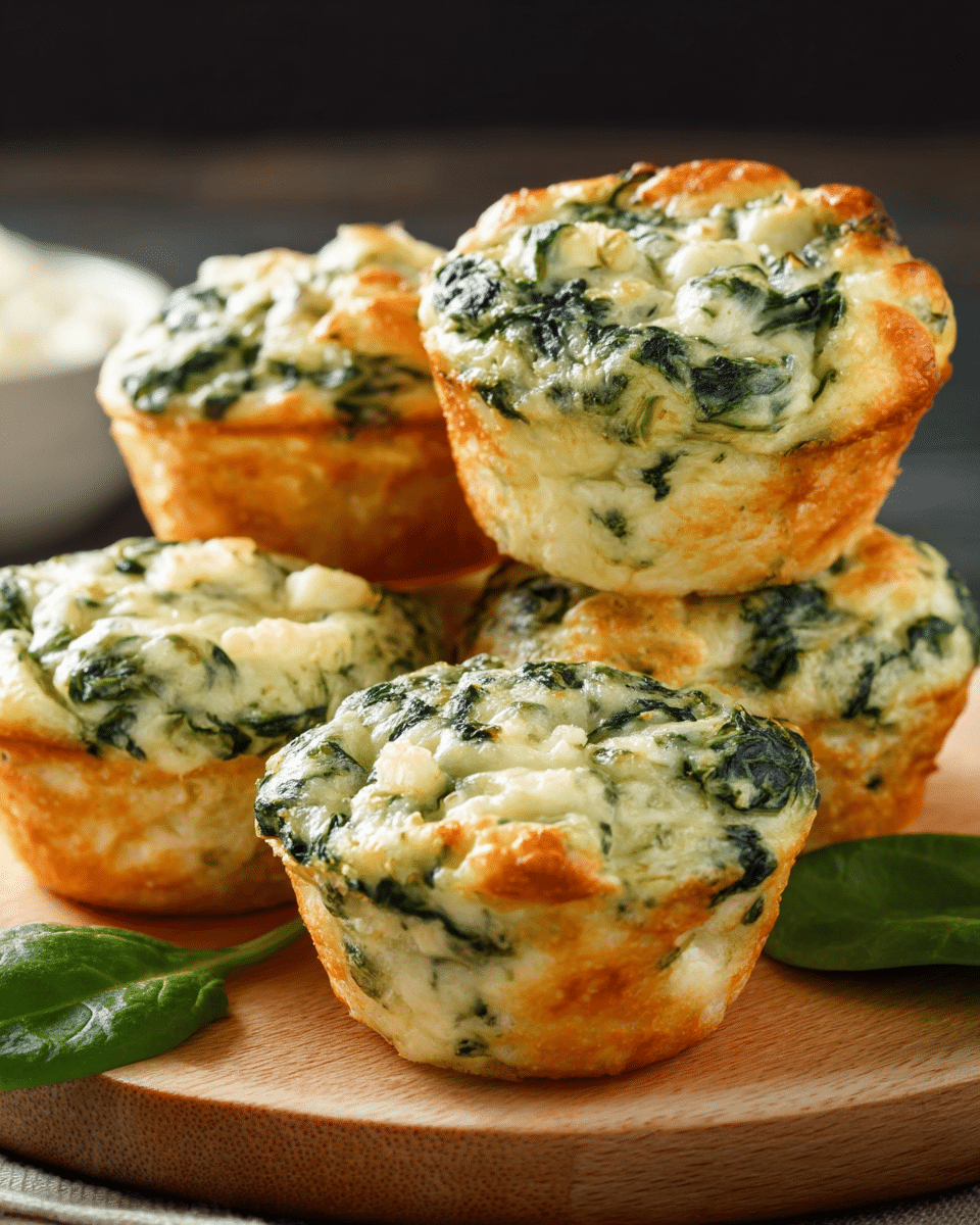 Spinach and Cheese Muffins