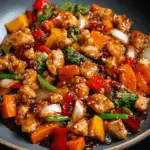 Spicy Korean-Style Chicken & Vegetable Stir-Fry