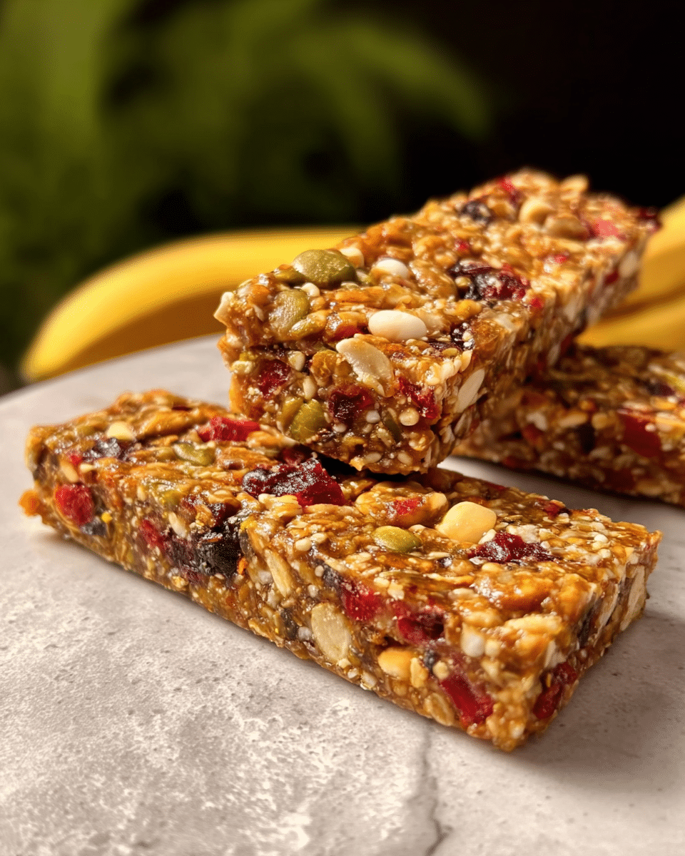Vegan No-Bake Date Nut Bars with Seeds
