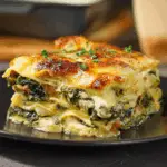 Creamy Spinach & Mushroom Lasagna – Easy Veggie Dinner