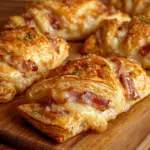 Cheesy Bacon Puff Pastry – Flaky, Golden, and Irresistible