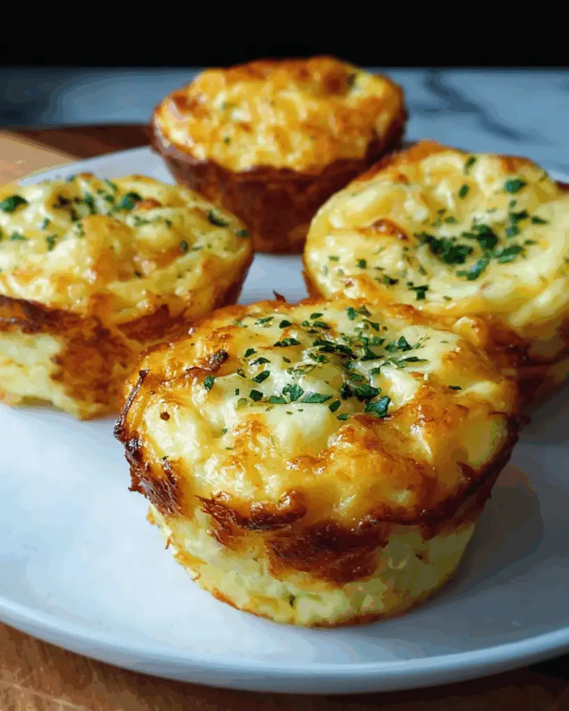 Cheesy Potato & Egg Muffins – Quick Breakfast Idea