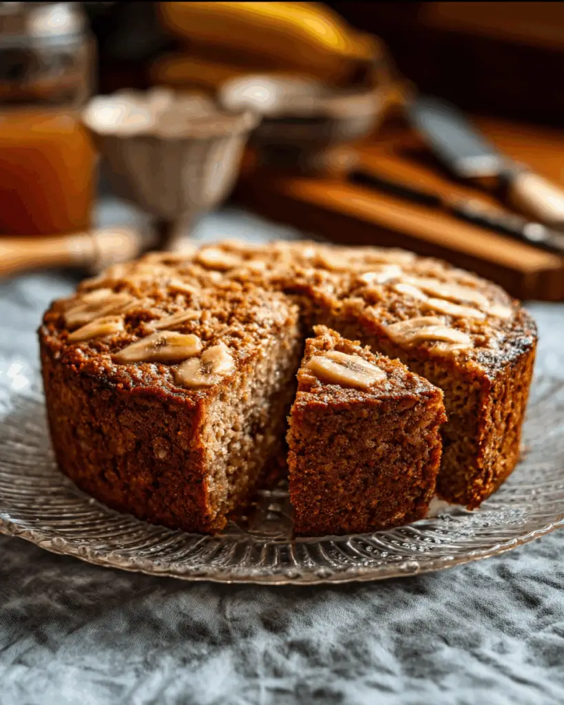 Moist Banana Oatmeal Cake (Easy & Delicious)