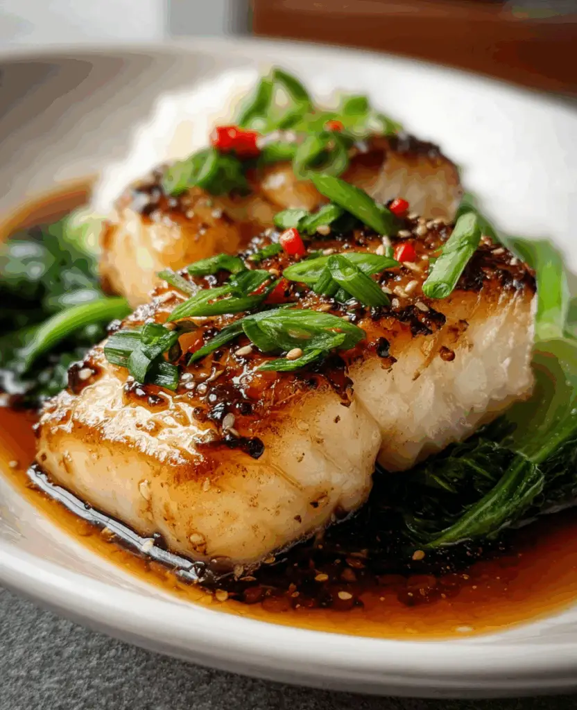 Ginger Soy Glazed Cod