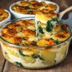 Creamy Spinach and Potato Bake