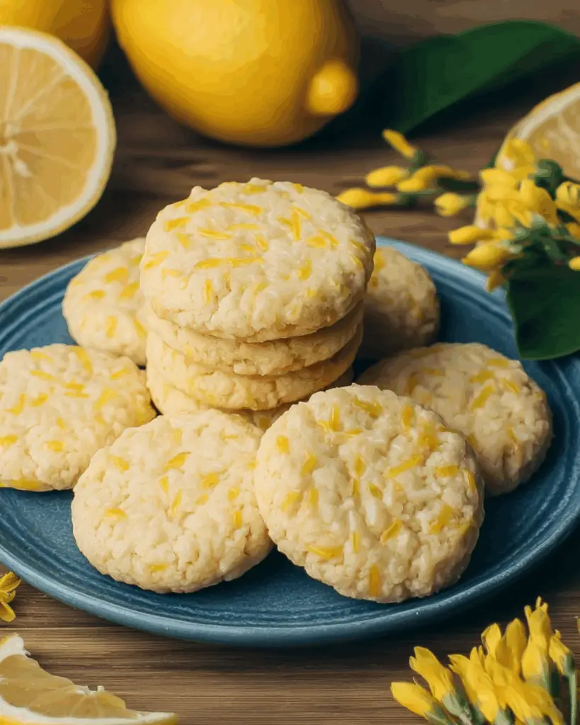 Soft & Chewy Lemon Zest Cookies