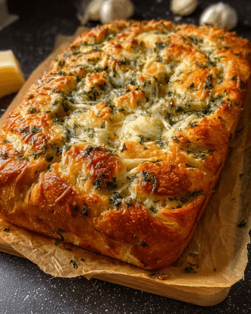 Cheesy Herb Bread – Easy Pull-Apart Garlic Cheese