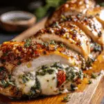 Mozzarella & Spinach Stuffed Chicken Breast Recipe