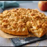 Homemade Apple Pie with Buttery Crumble Topping