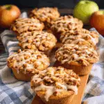 Classic Apple Pie Muffins with Warm Apple Cinnamon Flavor