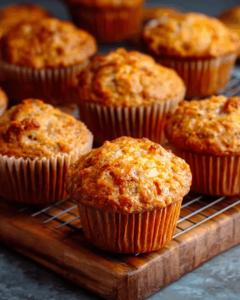 Healthy Banana Carrot Muffins