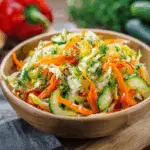 Crunchy Cabbage, Cucumber, and Carrot Salad Recipe