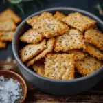 Cheesy Poppy Seed Crackers