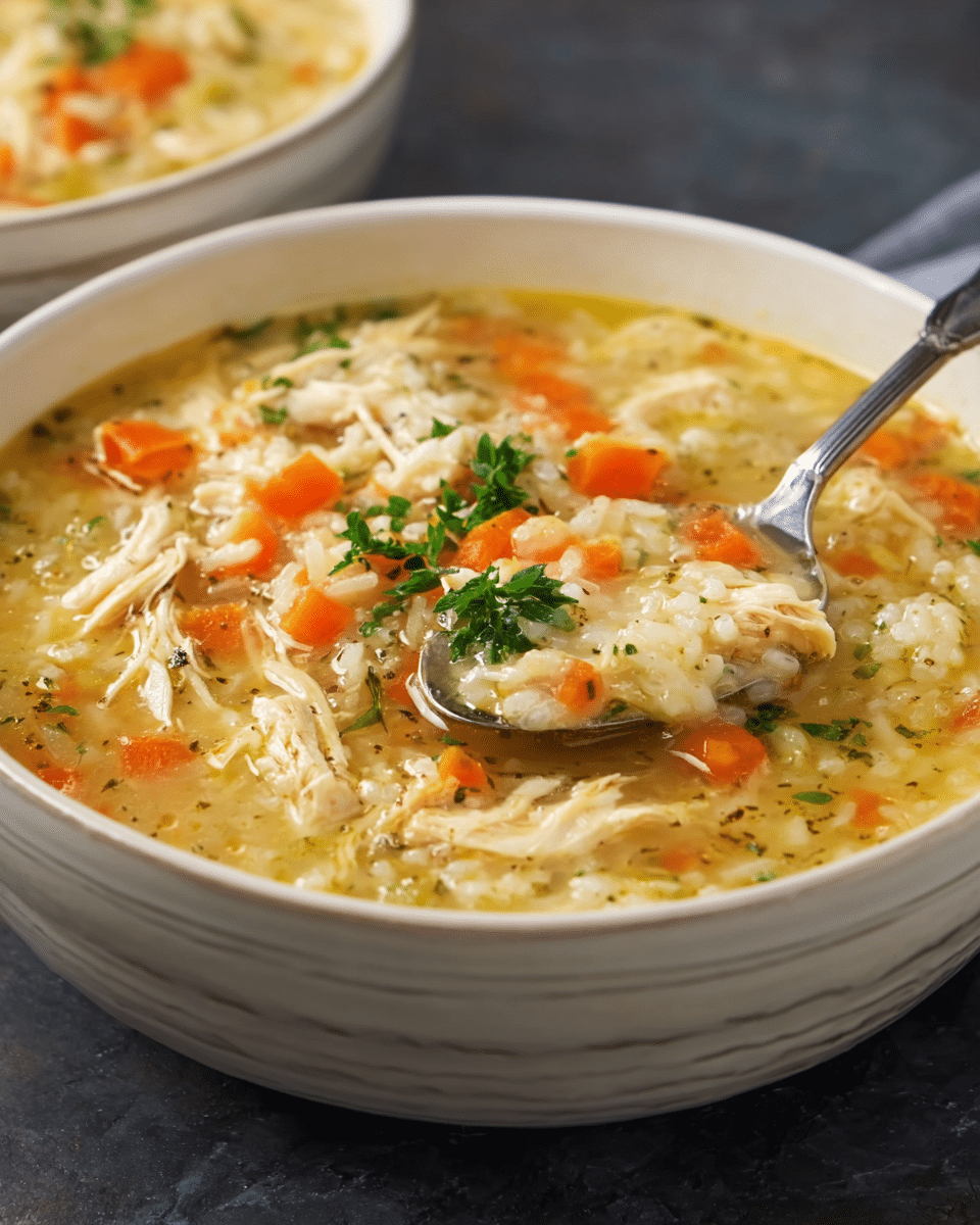 Hearty Homemade Chicken and Rice Soup