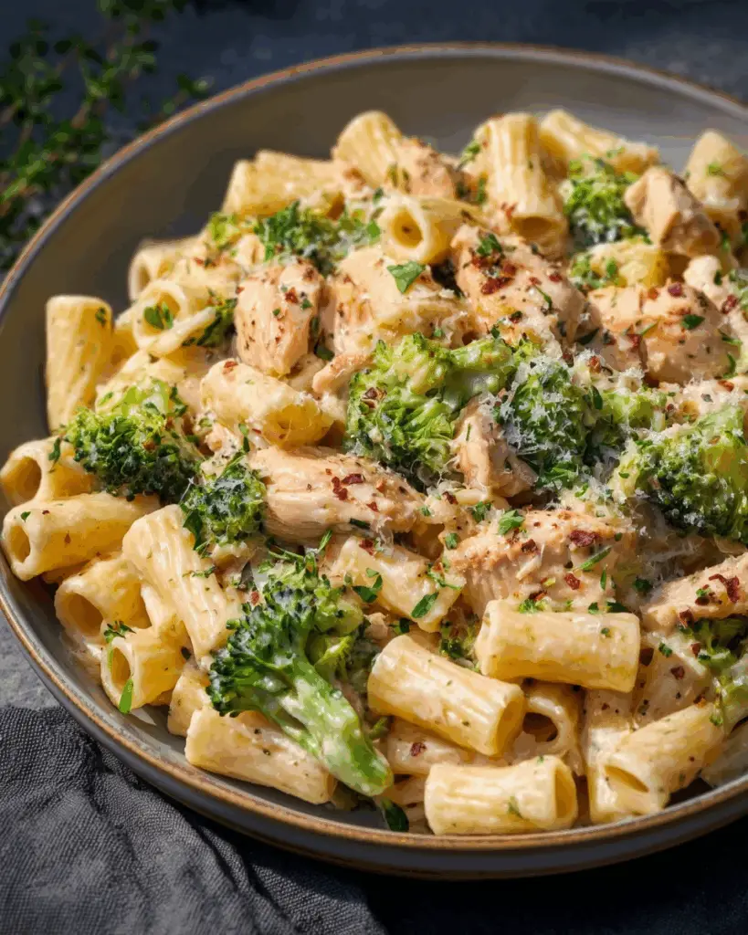 Cheesy Chicken & Broccoli Pasta Dinner