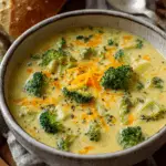 Easy Creamy Broccoli & Cheddar Soup