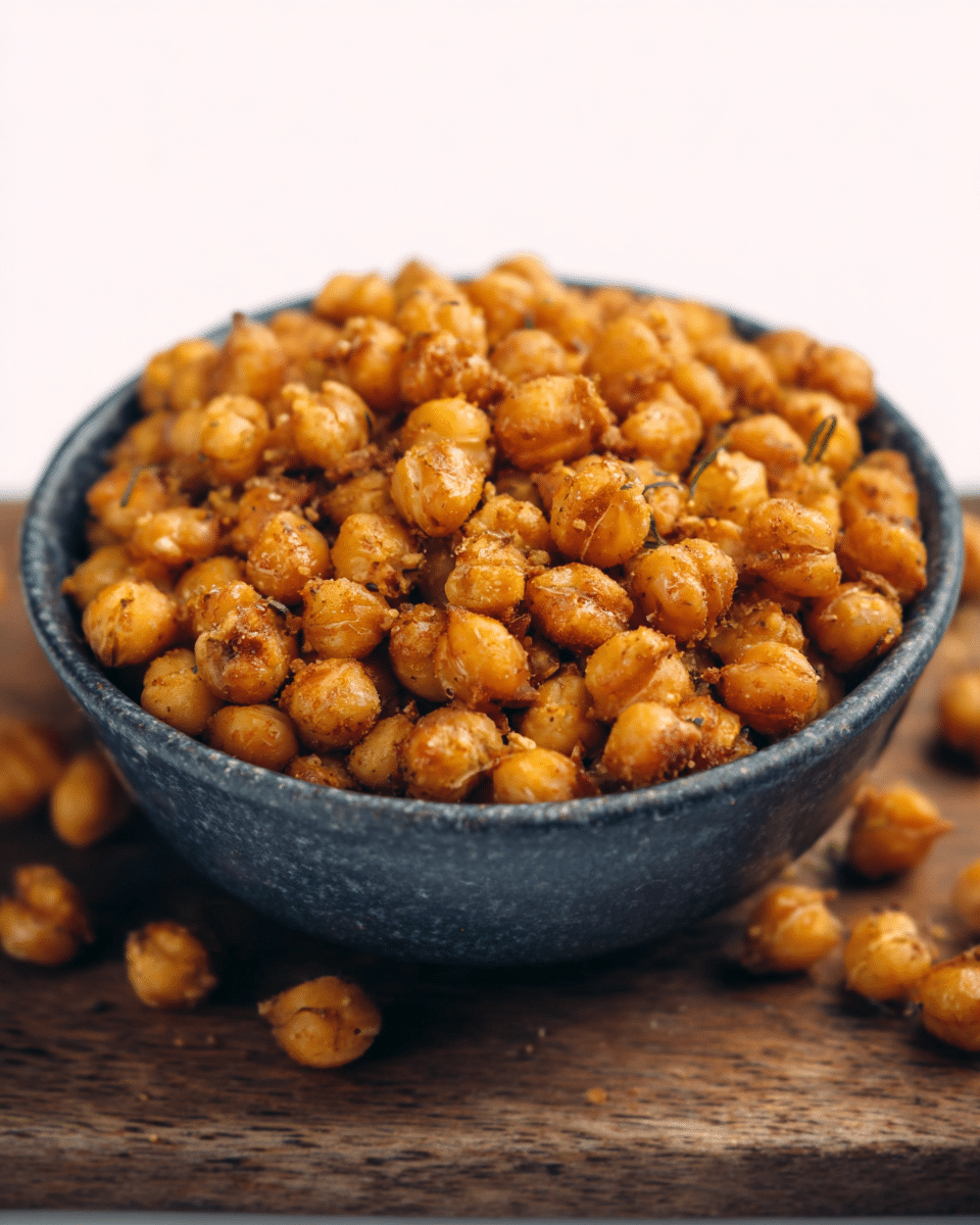 Crispy Spiced Chickpeas Snack