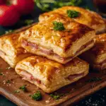 Ham and Cheese Puff Pastry Pockets